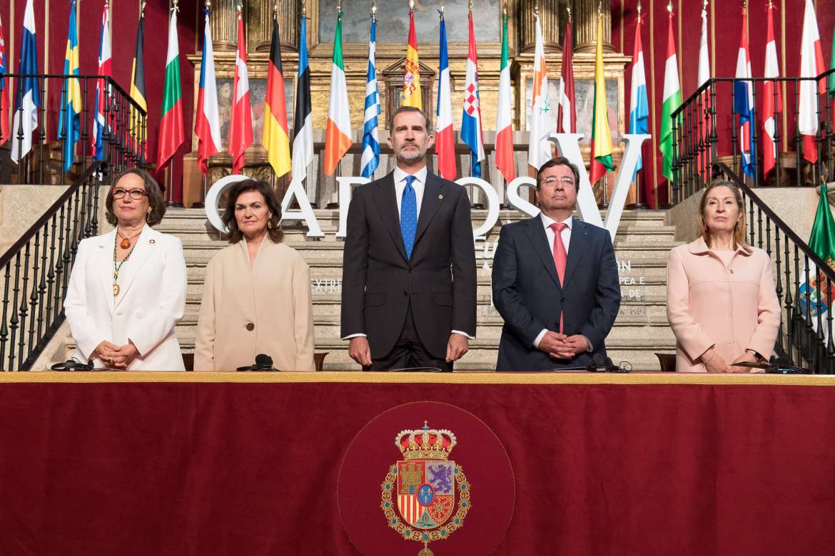 Protocolo entrega Premio Europeo Carlos V